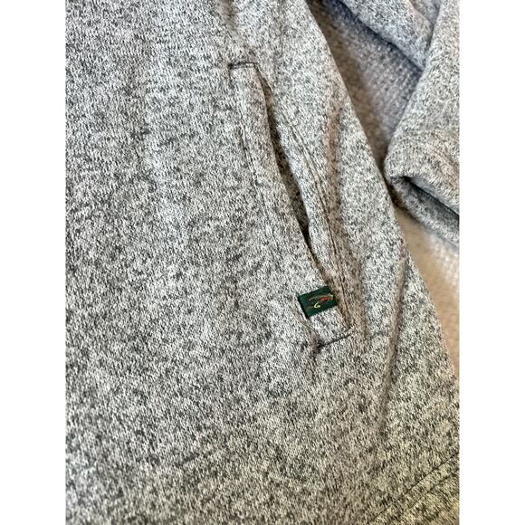 Orvis Men's Fleece Lined Quarter Zip Pullover Heather Gray Size Large Outdoors - Picture 9 of 12